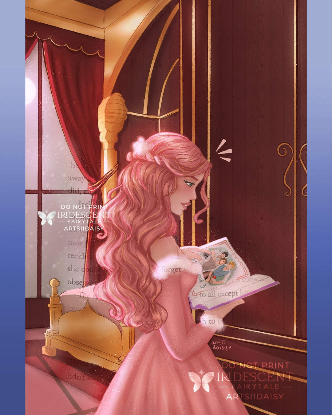 The Ballad of Never After 7 Page Overlay or Art Print Set
