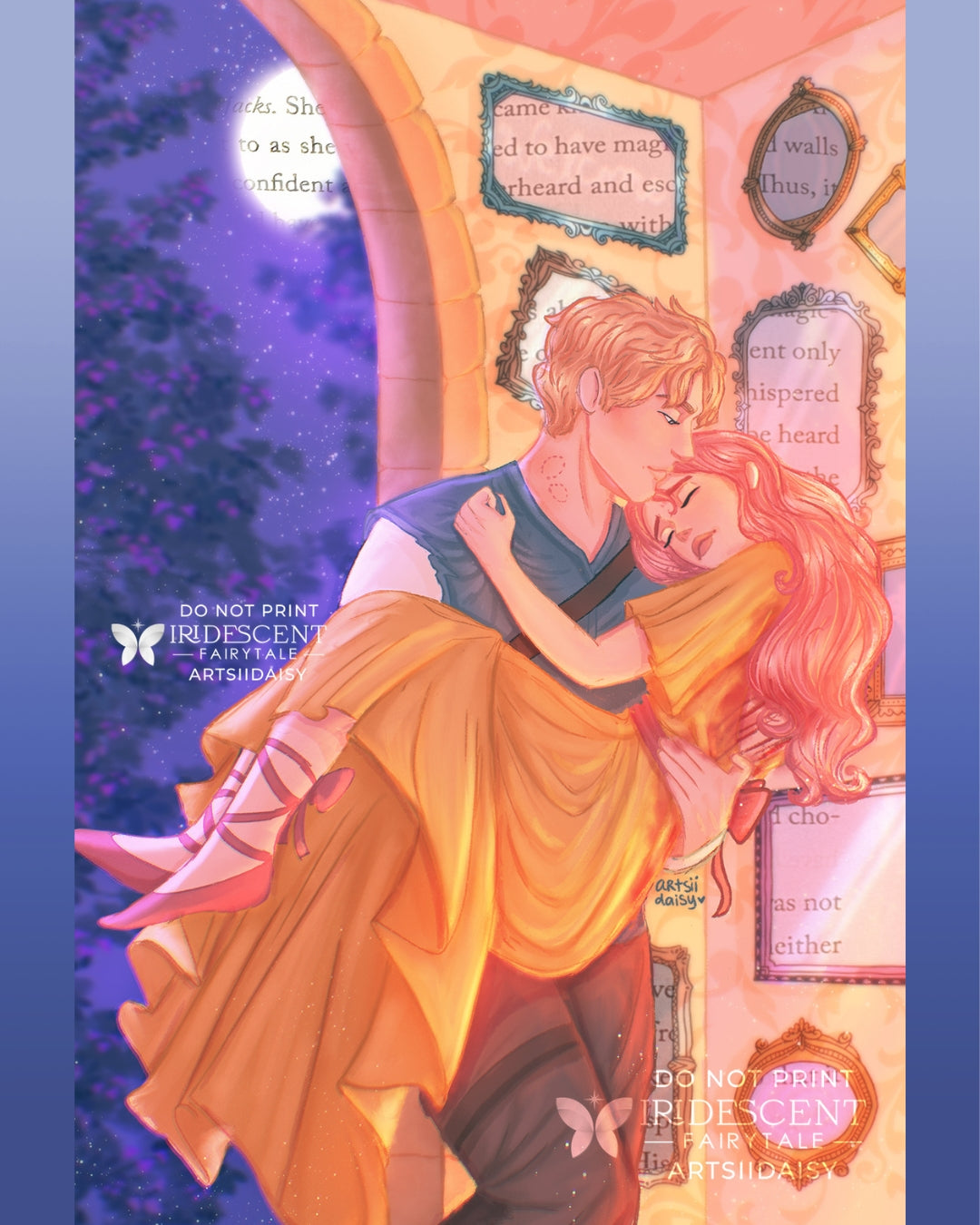 The Ballad of Never After 7 Page Overlay or Art Print Set