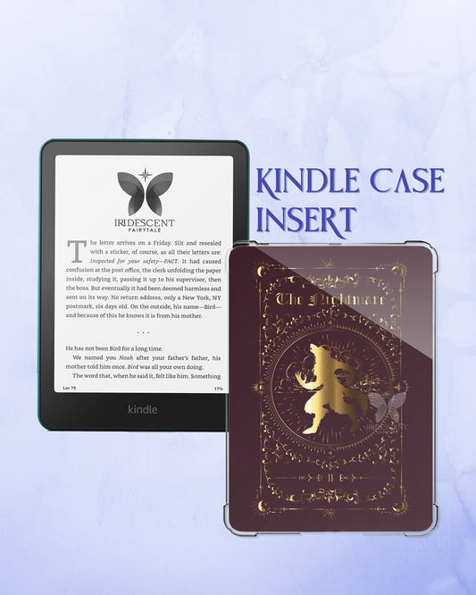 One Dark Window The Nightmare Card Kindle Case Insert - Rachel Gillig - The Shepherd King
