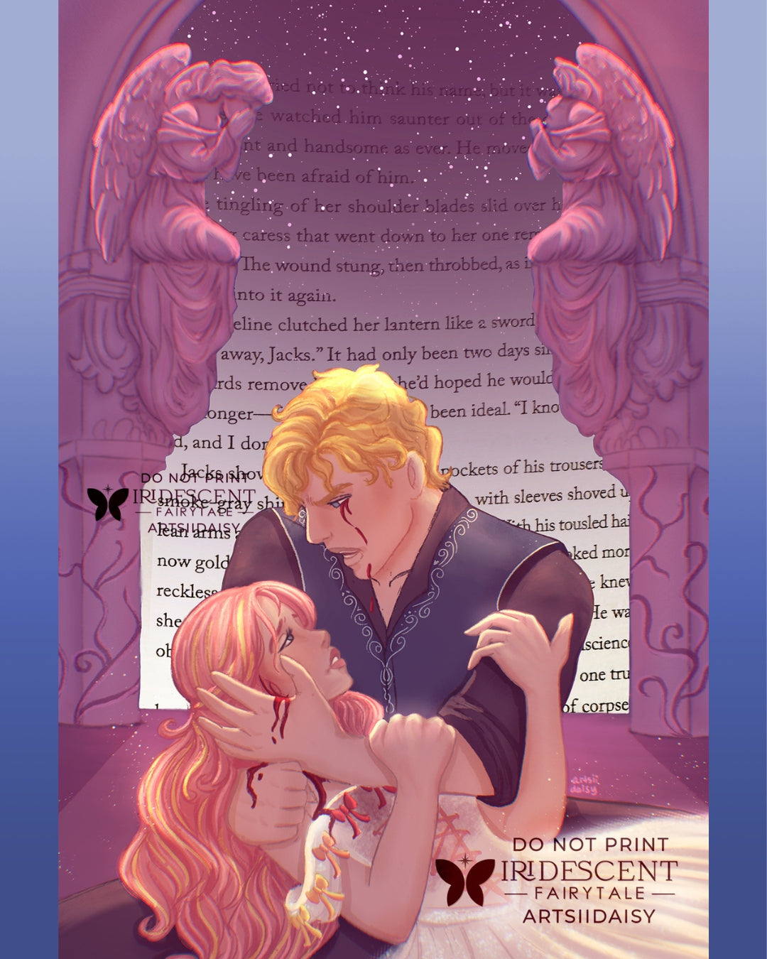 The Ballad of Never After 7 Page Overlay or Art Print Set