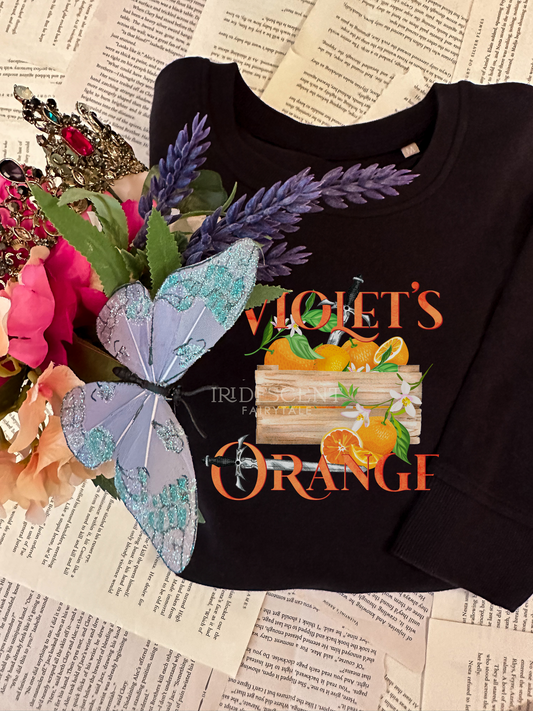 Violet's Oranges Sweatshirt- Officially Licensed The Empyrean Merchandise