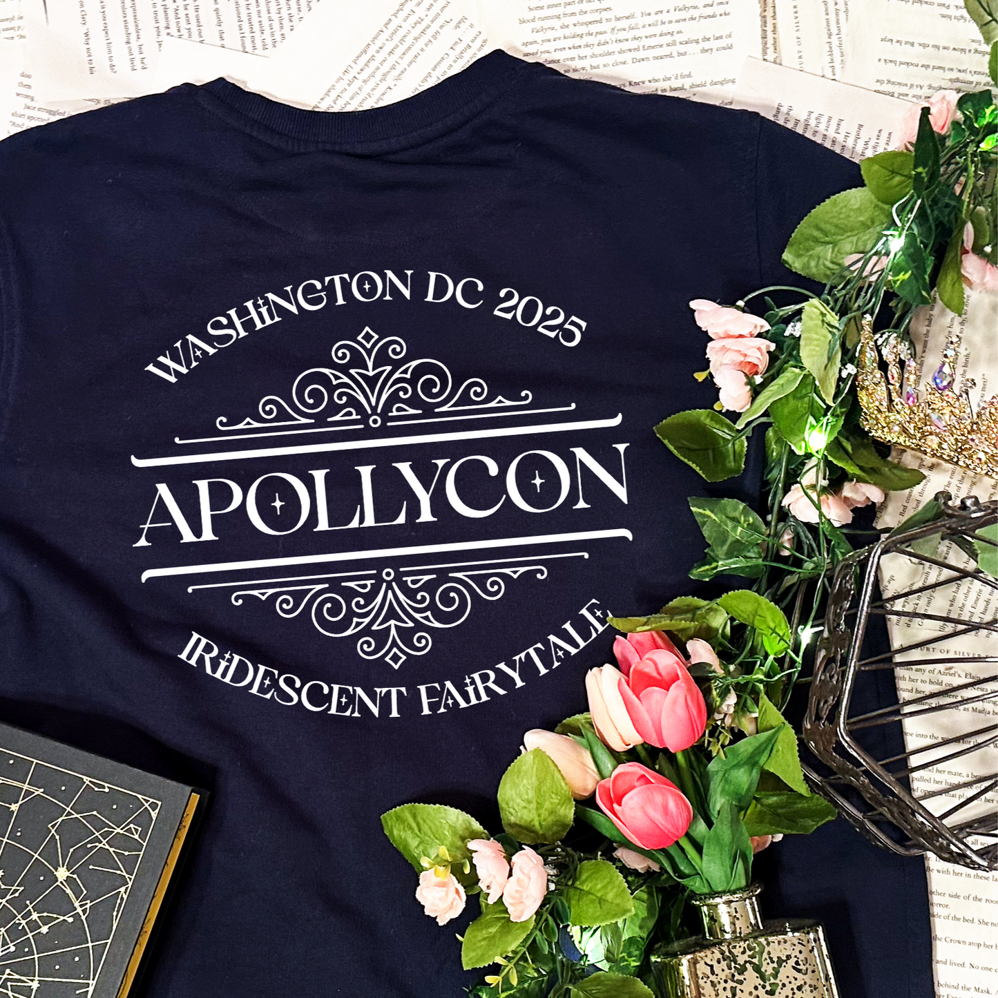 SHIPPED LEFTOVERS Embroidered Front & Printed Back Apollycon Sweatshirt