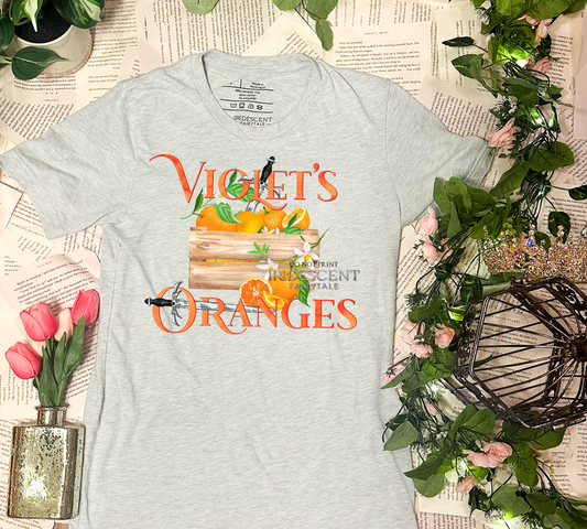 Violet's Oranges Bella Canvas Shirt - Officially Licensed The Empyrean Merchandise