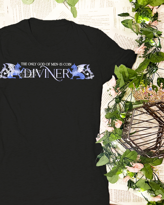Diviner - Printed Comfort Colors T-shirt - the Knight and the Moth