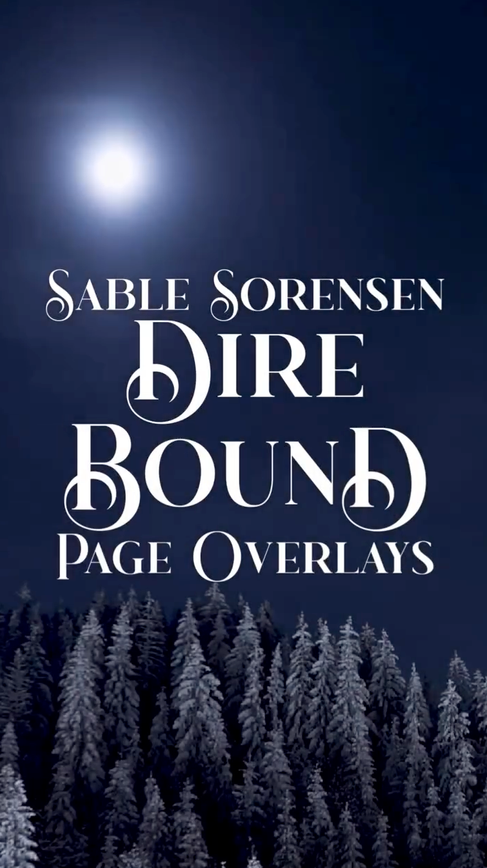 Direbound Three Page Overlay Set - Officially Licensed Direbound by Sable Sorensen Merchandise
