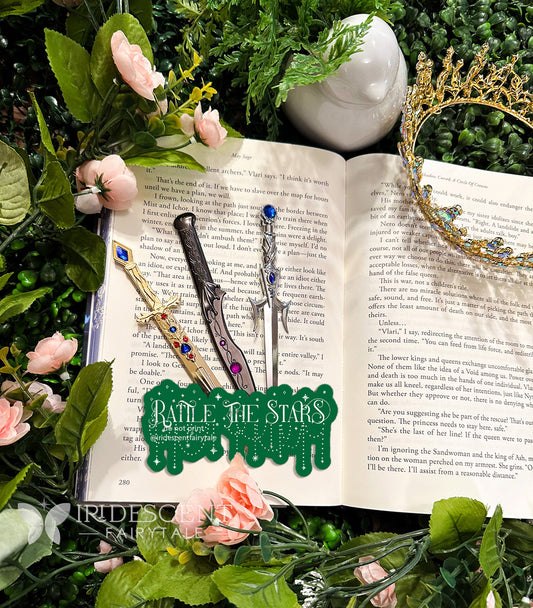 Rattle the Stars Matte Sticker - Throne of Glass by Sarah J. Maas Officially Licensed