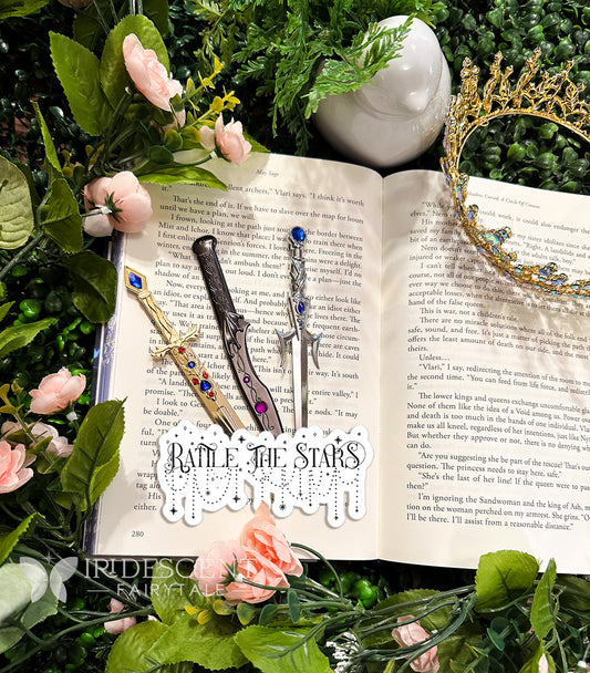 Rattle the Stars Matte Sticker - Throne of Glass by Sarah J. Maas Officially Licensed