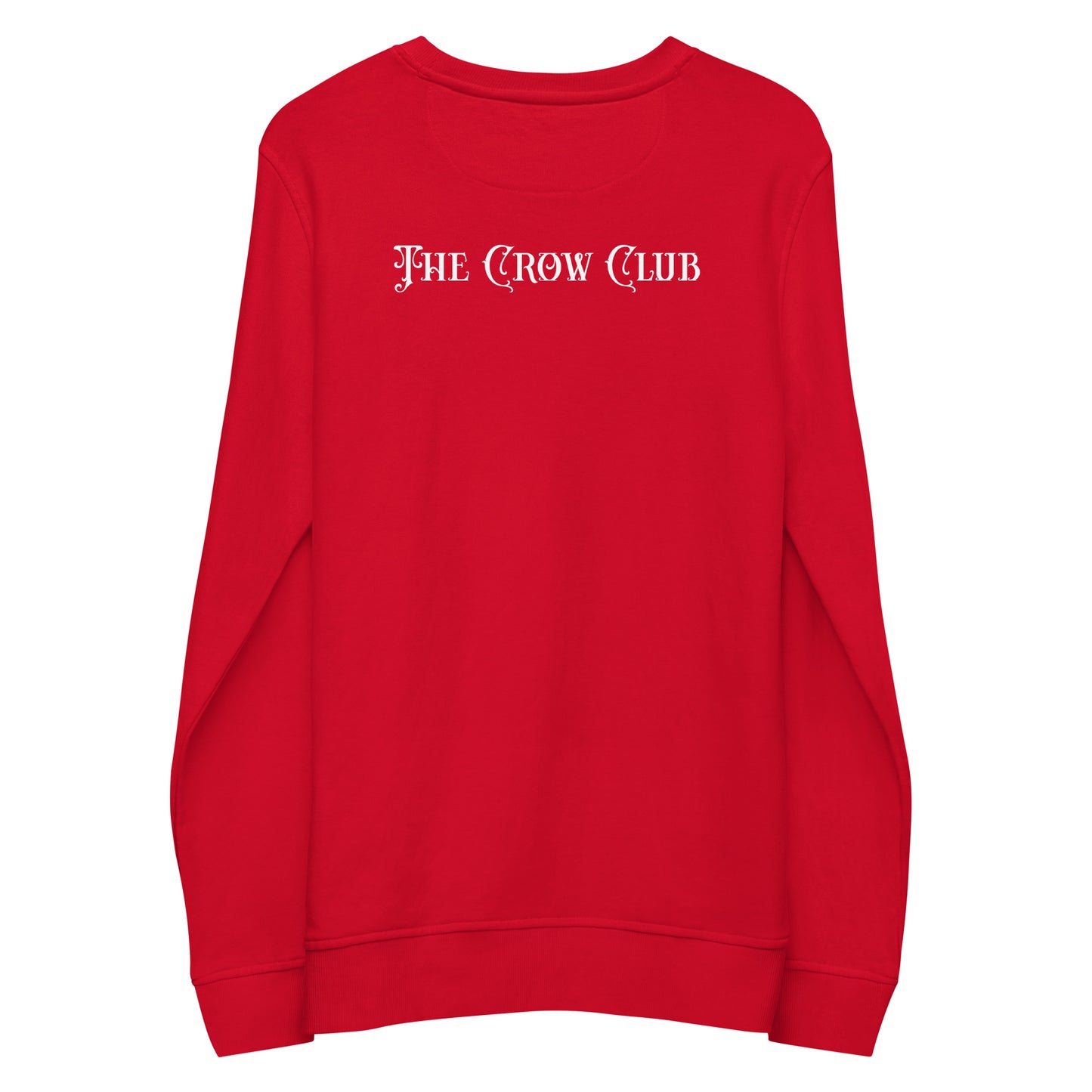 The Crow Club Unisex Organic Sweatshirt RUNS LARGE, Pictured in Navy