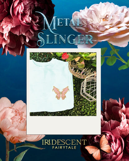 Embroidered Metal Slinger Butterfly Cotton Heritage Sweatshirt