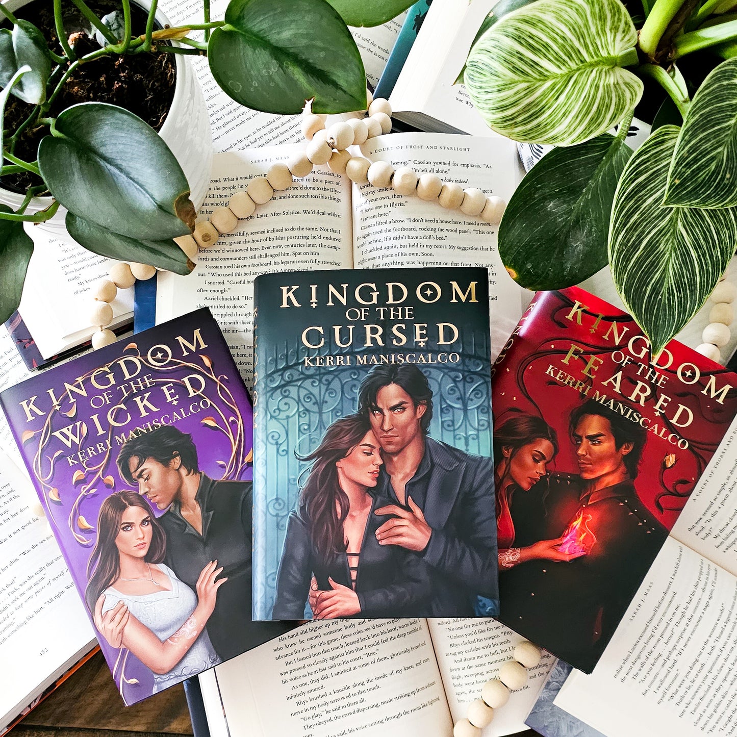 Kingdom of the Wicked Inspired Gold Foiled Dust Jacket Set