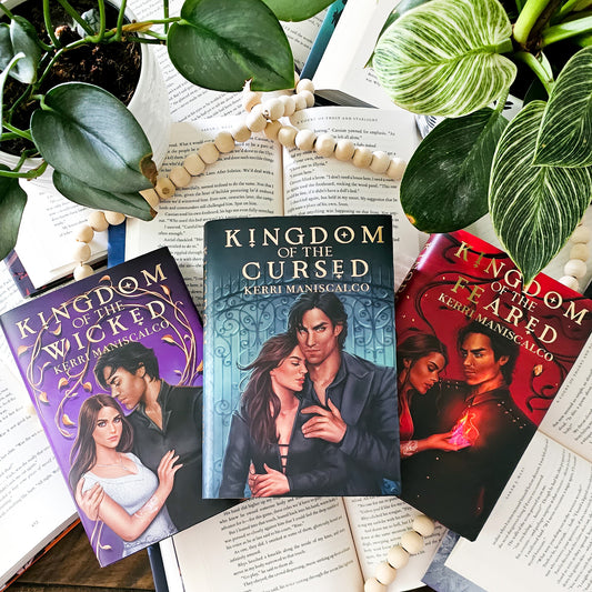 Kingdom of the Wicked Inspired Gold Foiled Dust Jacket Set