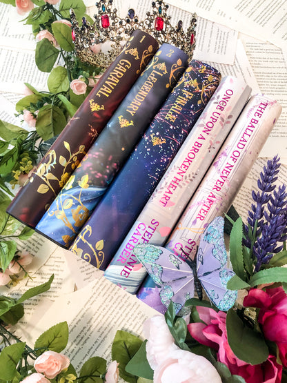 Caraval Gold Holographic Foiled Dust Jacket Set