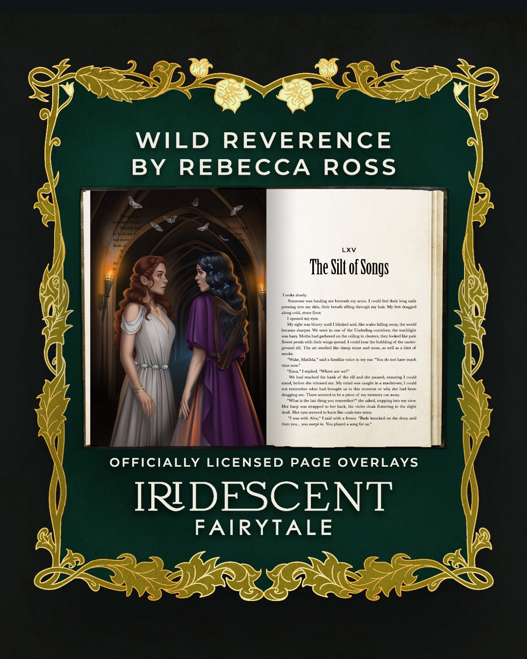 Wild Reverence Page Overlays - Letters of Enchantment Series by Rebecca Ross - Officially Licensed