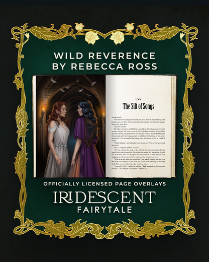Wild Reverence Page Overlays - Letters of Enchantment Series by Rebecca Ross - Officially Licensed