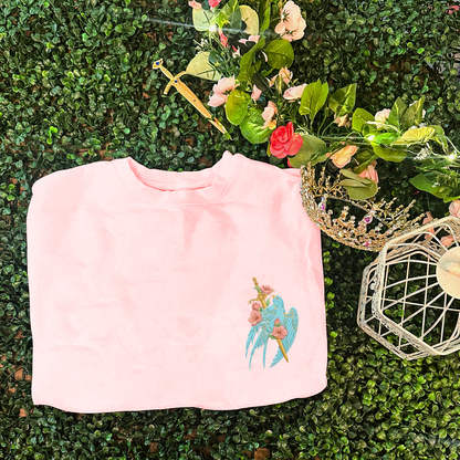 Embroidered Metal Slinger Bird Cotton Heritage Sweatshirt