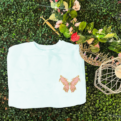 Embroidered Metal Slinger Butterfly Cotton Heritage Sweatshirt