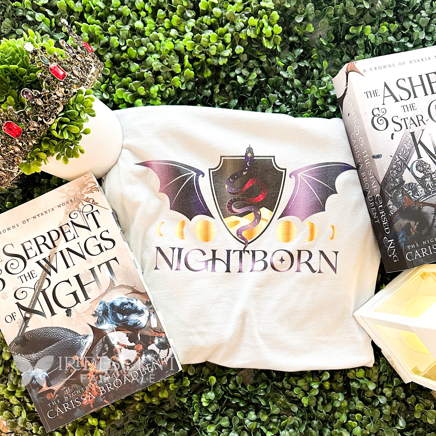 Nightborn Bella Canvas Printed Shirt - Officially Licensed Carissa Broadbent -  Crowns of Nyaxia