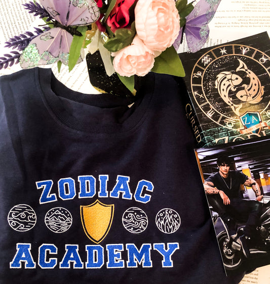 Zodiac Academy Embroidered Sweatshirt