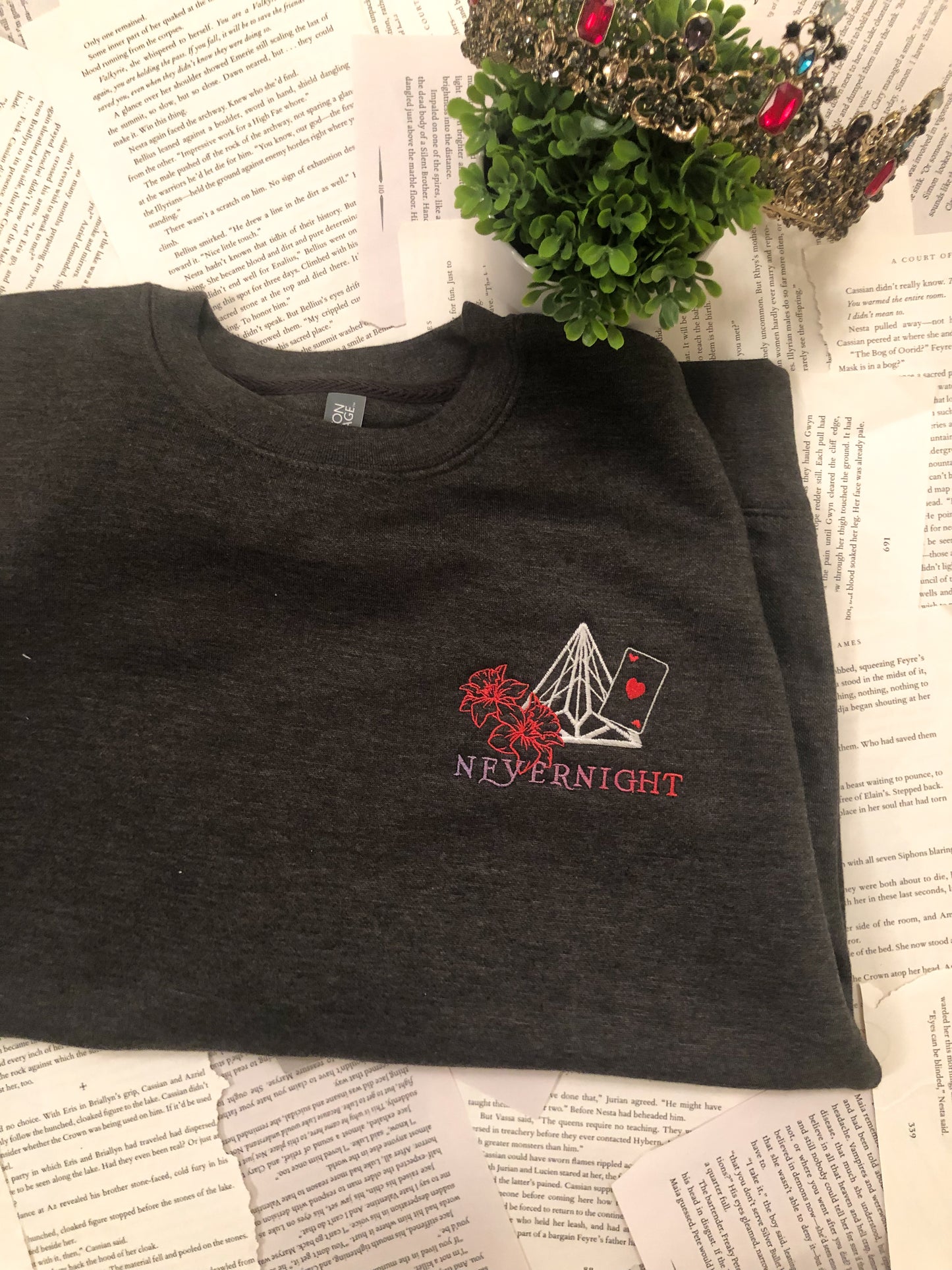 Embroidered Unisex Premium Sweatshirt Nevernight Club