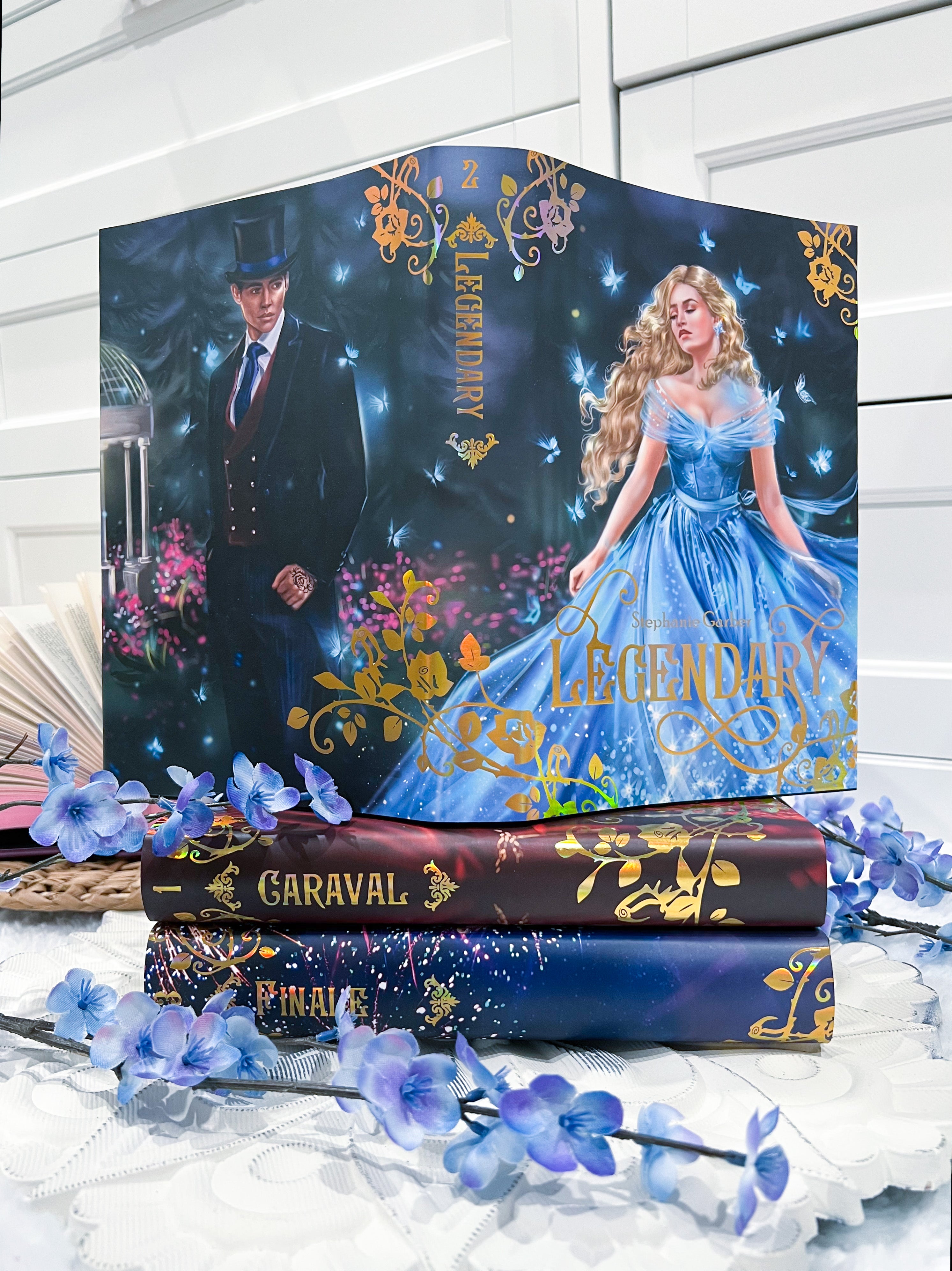 Caraval Gold Holographic Foiled Dust Jacket Set – Iridescent Fairytale