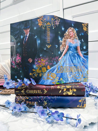 Caraval Gold Holographic Foiled Dust Jacket Set