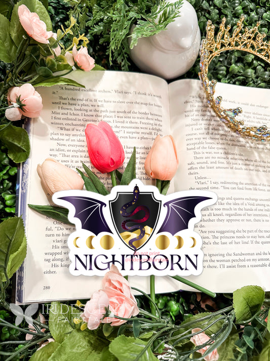 Nightborn Sticker - Crowns of Nyaxia Carissa Broadbent