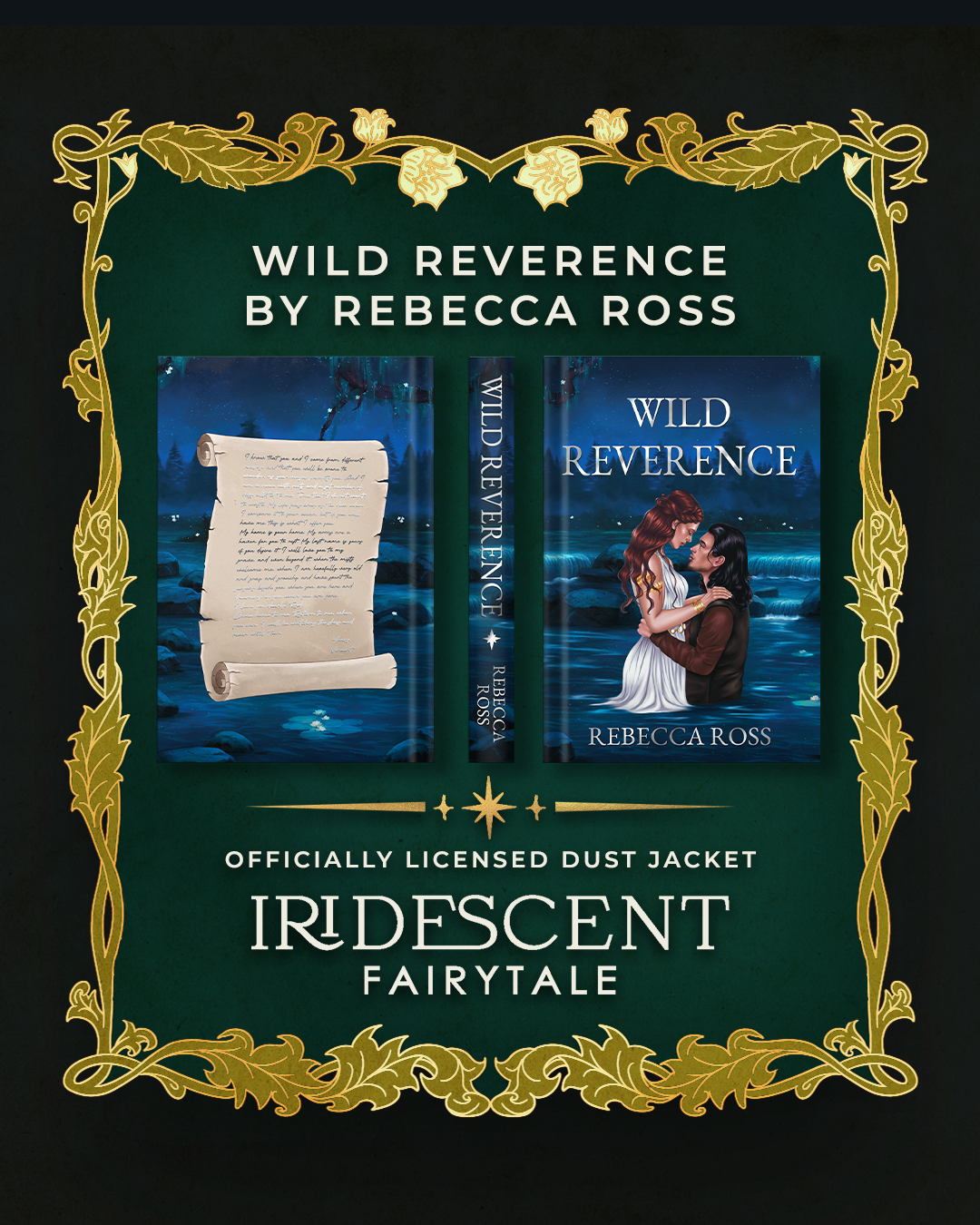 Wild Reverence Series by Rebecca Ross - Metallic Foiled Dust Jacket Set - Officially Licensed
