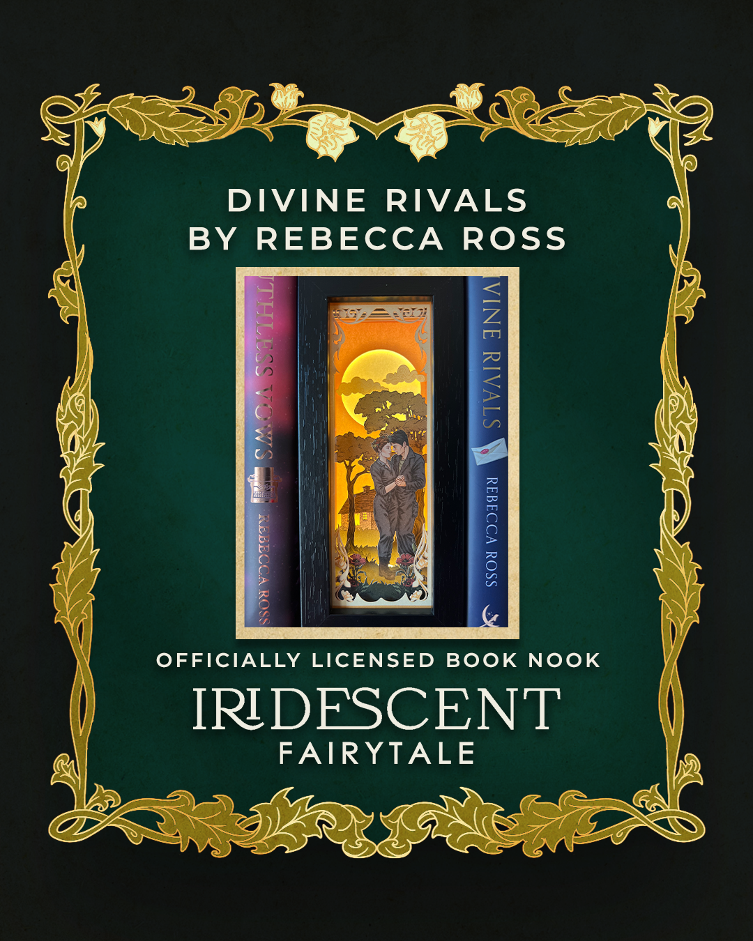 Divine Rivals Book Nook - Letters of Enchantment by Rebecca Ross - Officially Licensed Merchandise