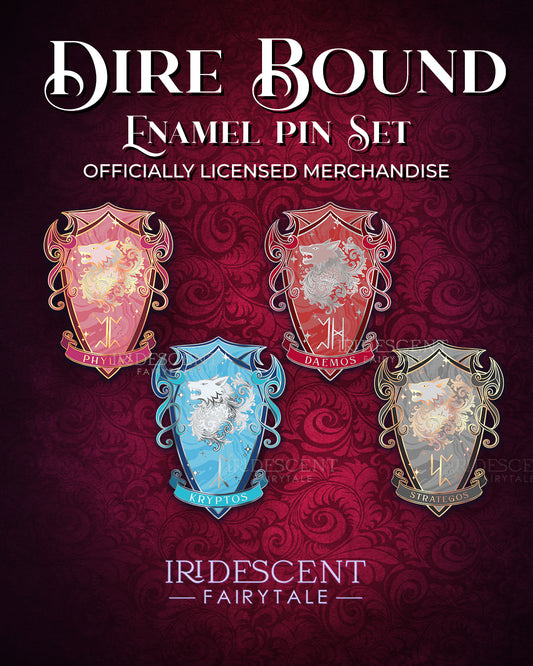 The Bonded Packs Crest Offically Licensed Enamel Pin Pack from Dire Bound