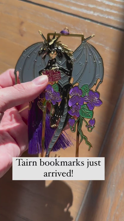 Tairn Reading Metal Bookmark