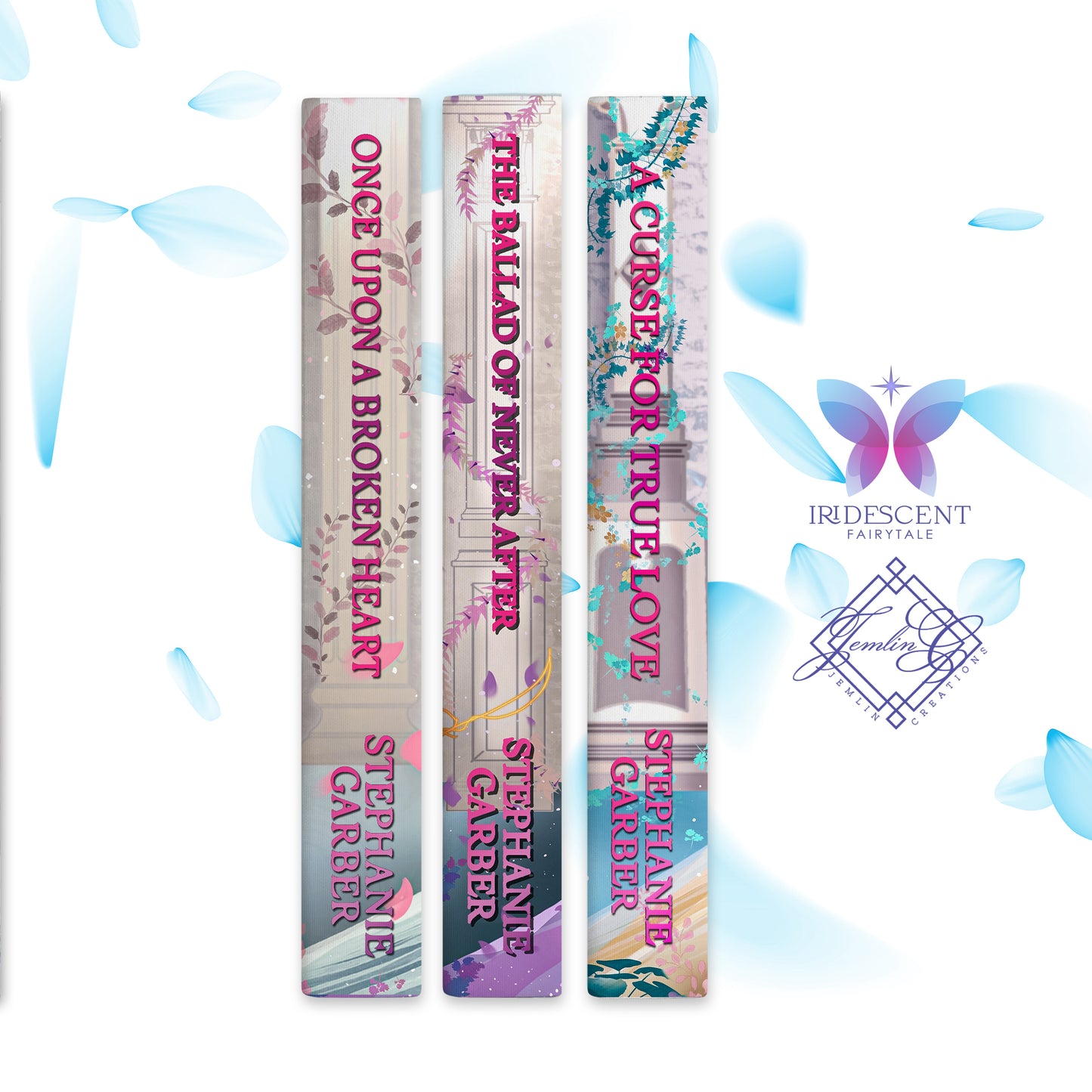 Preorder Broken Hearts Set | Pink and Purple Holographic Foiled Dust Jacket