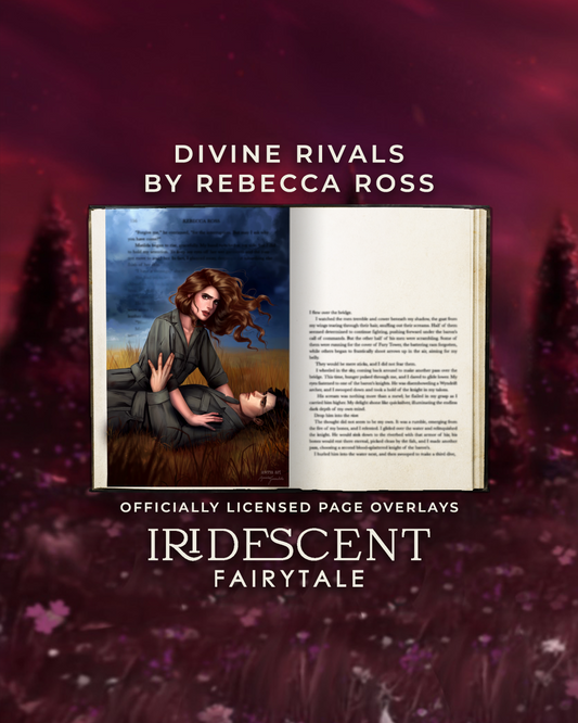 Divine Rivals Page Overlays - Letters of Enchantment Series by Rebecca Ross - Officially Licensed