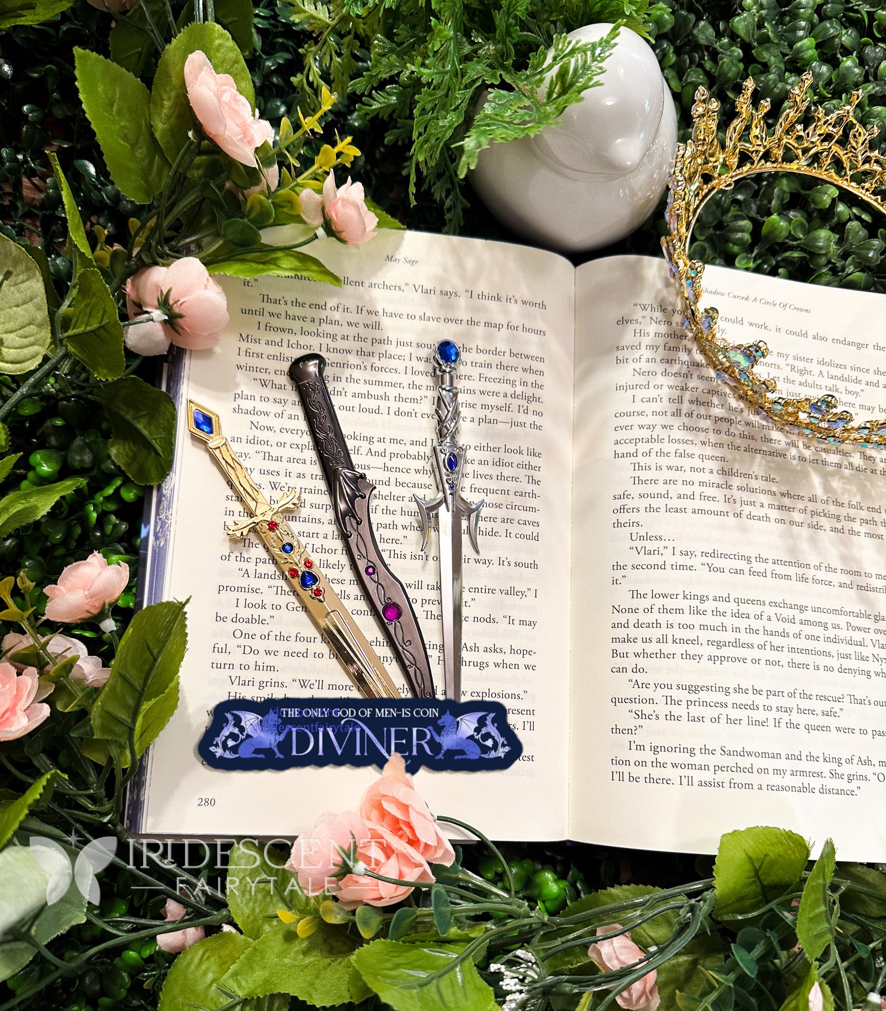 Divinires Diviner - Matte Sticker – Iridescent Fairytale