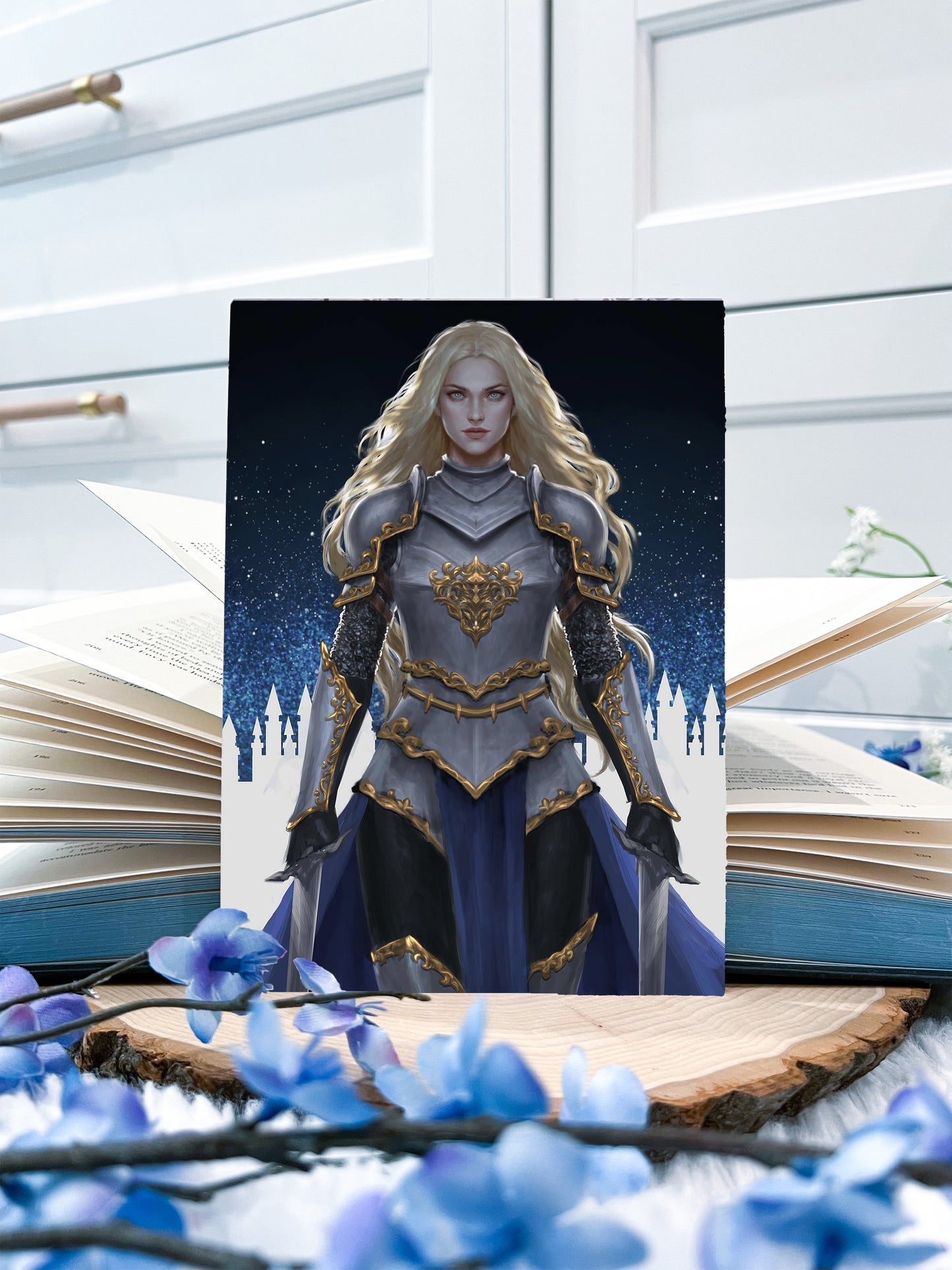 Double-Sided Aelin | Premium Art Print Sarah J. Maas | Throne of Glass |Officially Licensed